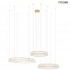 Kryształowa Złota Lampa Wisząca Glamour LIBERTY MSE1501100189 MOOSEE