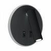 Kinkiet hotelowy do sypialni do czytania czarny z dekoracyjnym podświetleniem OTELLO LED C 6W+3W BLACK 04030