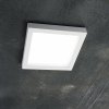 Kwadratowa Biała Lampa Sufitowo Ścienna UNIVERSAL 240374 IDEAL LUX