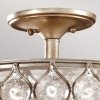 Kryształowy Plafon Lucia Feiss FE-LUCIA-SF lampa salonowa Z kryształkami G9/ Oksydowany srebrny Glamour