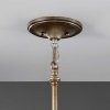 Kryształowa Lampa wisząca Lucia Feiss FE-LUCIA-P-C lampa salonowa, nad stół/ Oksydowany srebrny Glamour