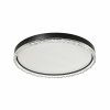 Nowoczesna Dekoracyjna Lampa Sufitowa LED Czarny Plafon Kryształki REGI  FM2304600R-MB ZUMA LINE
