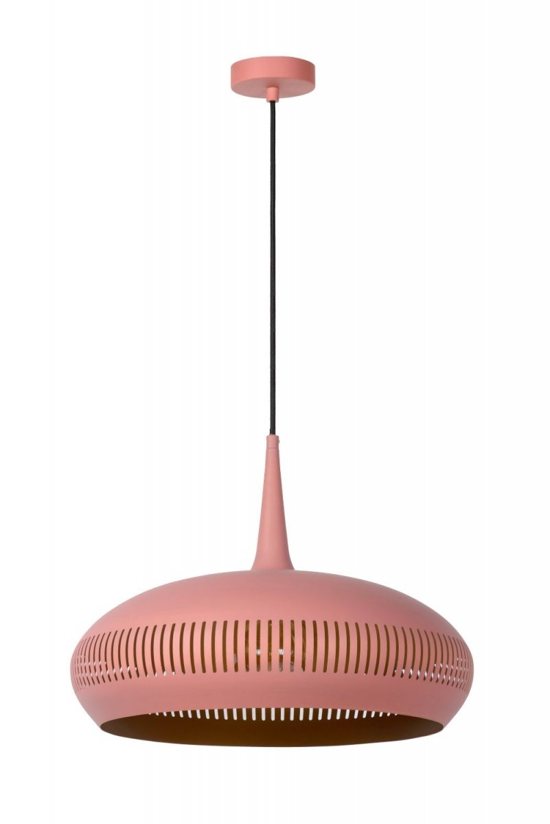 Gastvrijheid agentschap distillatie NOWOCZESNA różowa lampa wisząca w stylu RETRO - Lampy do sypialni -  POMIESZCZENIA - sklep LampyStudio.PL