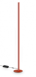 Lampa podłogowa stojąca LED pomarańczowa tuba minimalistyczna klasyczna nowoczesna Dorica pt1 354668 Ideal Lux