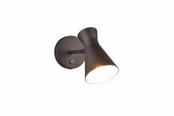 Nowoczesna lampa ścienna kinkiet czarny uniwersalny minimalistyczny klasyczny metalowy ściemnialny ENZO R20781732 Rl