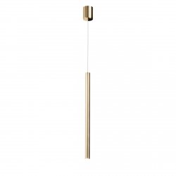 Lampa wisząca tuba Elin PL0123-GD Yaskr złota IP44 LED 3000K 