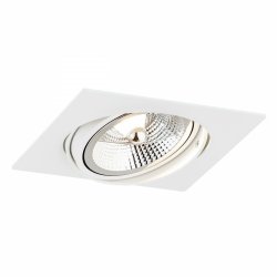 Nowoczesna minimalistyczna lampa sufitowa oprawa podtynkowa wpuszczana oczko biały OLIMP PLUS 4745 Argon