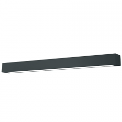 Ibros Plafon Sufitowy LED Czarny 36W 4000K IP44 LP-7001/1C BK 120 36 CCT