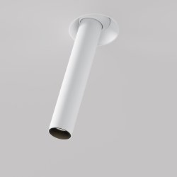 Lampa wbudowana w sufit spot nowoczesna klasyczna regulowana tuba aluminium biała Focus T MAYTONI C140TRS-L300-7W3K-W