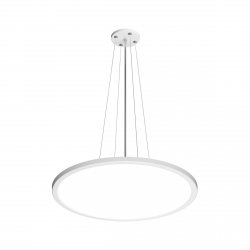 Nowoczesna Lampa Wisząca LED 32W MANITO ITALUX Biała Okrągła 