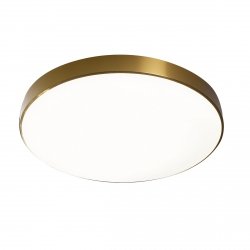 Nowoczesny Plafon Sufitowy Okrągły LED Złoty ATEIA PLF-53472-GD ITALUX