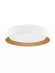 Nowoczesny plafon LED w stylu loft z elementem drewnianym CARACOLLO LE44811 Luces Exlusivas
