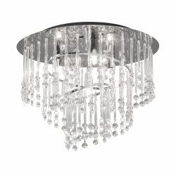 19154L TERRE LAMPA SUFITOWA CHROME