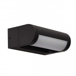 Stylowa lampa elewacyjna na taras i fasadę kinkiet LED regulowany IP65 czarny Azzardo FRAME AZ7015 12W 4000K