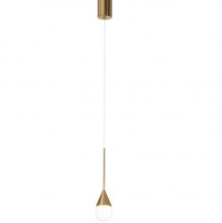 Lampa wisząca Nata  PL0104-GD Yaskr błyszczący złoty IP44 LED 3000K