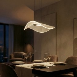 Lampa wisząca Azzardo MEDUSA 70 PENDANT 3000K BK AZ6789 Czarna, średnica 70cm
