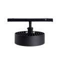 Raster do szynoprzewodu ściemniany LED czarny okrągły minimalistyczny nowoczesny MICRO11 N0012Z MAXLIGHT