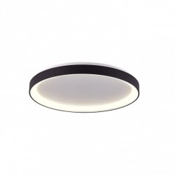 Czarna Okrągła Lampa Sufitowa LED Plafon VICO PLF-53675-078RC-BK-3KS4K-TRDIMM ITALUX