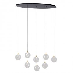 Nowoczesna Lampa Wisząca LED Szklane Klosze Kule GISELA 13494/29/60 LUCIDE