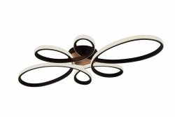 Nowoczesna Dekoracyjna Lampa Sufitowa Czarny Plafon FLY 645619132 TRIO