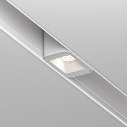 Ścieżka świetlna lampa szynowa LED kwadrat aluminium biała Points MAYTONI TR100-2-2W4K-S-W