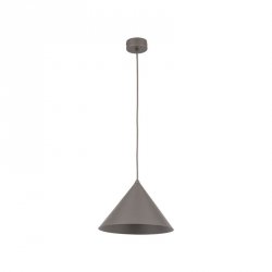 Brązowa lampa wisząca stożkowy klosz minimalistyczna loftowa uniwersalna klasyczna CONO M 11376 TK-LIGHTING