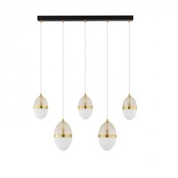 Nowoczesna Złota Lampa Wisząca LED ARENA LE44332 LUCES EXCLUSIVAS