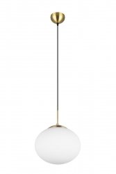 Elegancka Dekoracyjna Lampa Wisząca Ze Szklanym Kloszem FOMENTO 363100108 TRIO