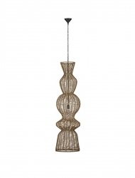 Lampa wisząca sznurkowa boho rustykalna industrialna designerska nad stół do salonu sypialni ściemnialna Luces Exclusivas 9586658