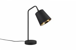 Czarno Złota Dekoracyjna Lampka Stołowa LED BUDDY R51721032 RL