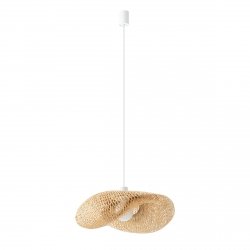 Naturalna Lampa Wisząca Z Plecionego Bambusa W Stylu Boho  HAVANA M 11396 Nowodvorski Lighting
