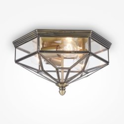 Lampa sufitowa plafon nowoczesna metalowa brązowa 3 żarówki dworkowa Zeil MAYTONI H356-CL-03-BZ 