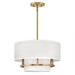 Lampa wisząca Graham Hinkley HK-GRAHAM-M-LCB Lakierowany mosiądz w stylu Art Deco