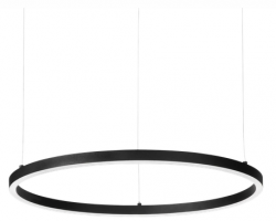 NOWOCZESNA LAMPA WISZĄCA OKRĄG RING LED CZARNA IDEAL LUX 342061 ORACLE SLIM SP D70 ROUND 4000K DALI 