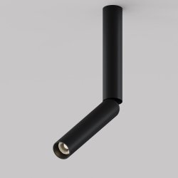 Lampa sufitowa LED regulowana tuba czarna aluminiowa nowoczesna klasyczna Focus T MAYTONI C142CL-6W3K-B
