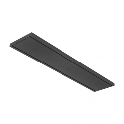 Czarna prostokątna podsufitka natynkowa 120 cm max 12 lamp do systemu CAMELEON CAMELEON CANOPY C 1200 BLACK 8554 Nowodvorski Lighting