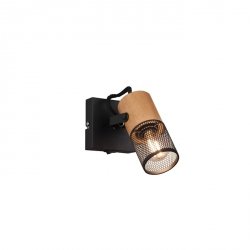 Kinkiet Ścienny Minimalistyczny Czarno Brązowy Vintage TOSH 804370132 TRIO