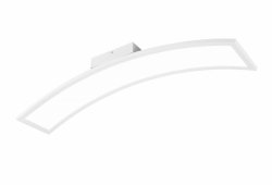 Nowoczesny plafon lampa sufitowa LED biała metalowa designerska minimalistyczna prostokątna zagięta SIGMA R64861131 Rl