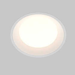 Okrągła Oprawa Wpuszczana Do Łazienki Downlight Okno Maytoni DL055-24W3-4-6K-W