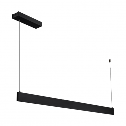 Czarna lampa wisząca listwa LINEA led 36W 3000K-4000K-5700K Milagro ML1784 