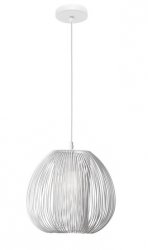 Niepowtarzalna nowoczesna lampa wisząca w stylu loftowym biała PIRITU LE42150 Luces Exclusivas