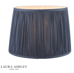 Klosz Abażur 35cm LAURA ASHLEY Hemsley Pleated Silk Midnight Blue DAR LIGHTING LA3756307-Q (Abażur- Bez Podstawy)