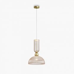 Szklana nowoczesna lampa wisząca Antic Maytoni MOD302PL-01CG1