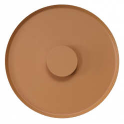 Nowoczesny kinkiet ścienny LED brązowy okrągły 50cm minimalistyczny dekoracyjny OTTO AZ7280 Azzardo