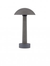 Lampa zewnętrzna do ogrodu stojąca LED czarna wykonana z cementu minimalistyczna nowoczesna niska IP65 Luces Exclusivas