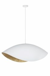 Designerska lampa wisząca Sona Sigma 41098 biały/złoty do salonu, jadalniana nad stół