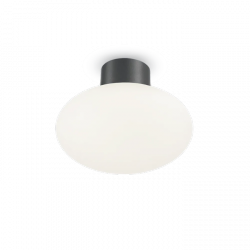 Plafon Sufitowy Zewnętrzny Antracytowy CLIO 148861+ 145068 IDEAL LUX