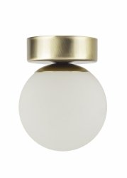 Plafon sufitowy spot złoty biała kula Perla Lux 1 Sigma 40775