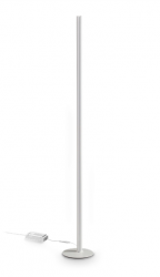 Lampa podłogowa stojąca LED biała tuba minimalistyczna klasyczna nowoczesna Dorica pt1 366111 Ideal Lux