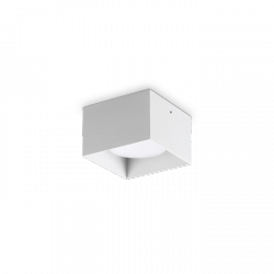 Nowoczesna Oprawa Sufitowa Biała Kwadrat SPIKE PL1 317489 IDEAL LUX